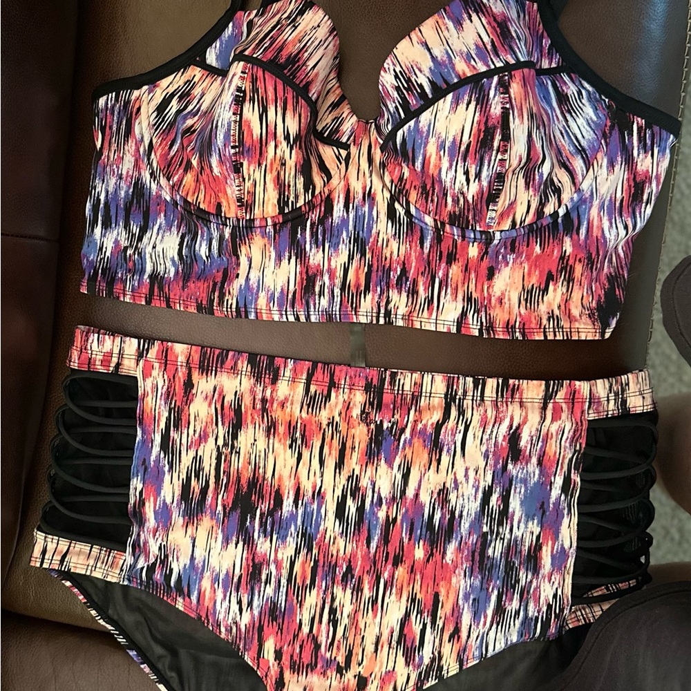 Torrid Multicolor Bikini Set